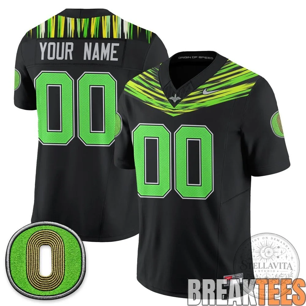 Oregon Ducks Origin of Speed Custom Football Jersey