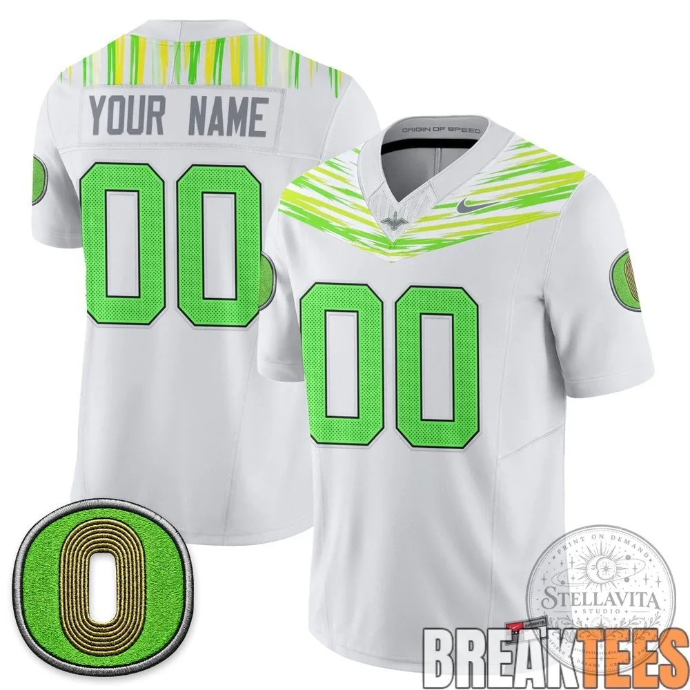 Oregon Ducks Origin of Speed Custom Football Jersey 6 Oregon Ducks Origin of Speed Custom Football Jersey