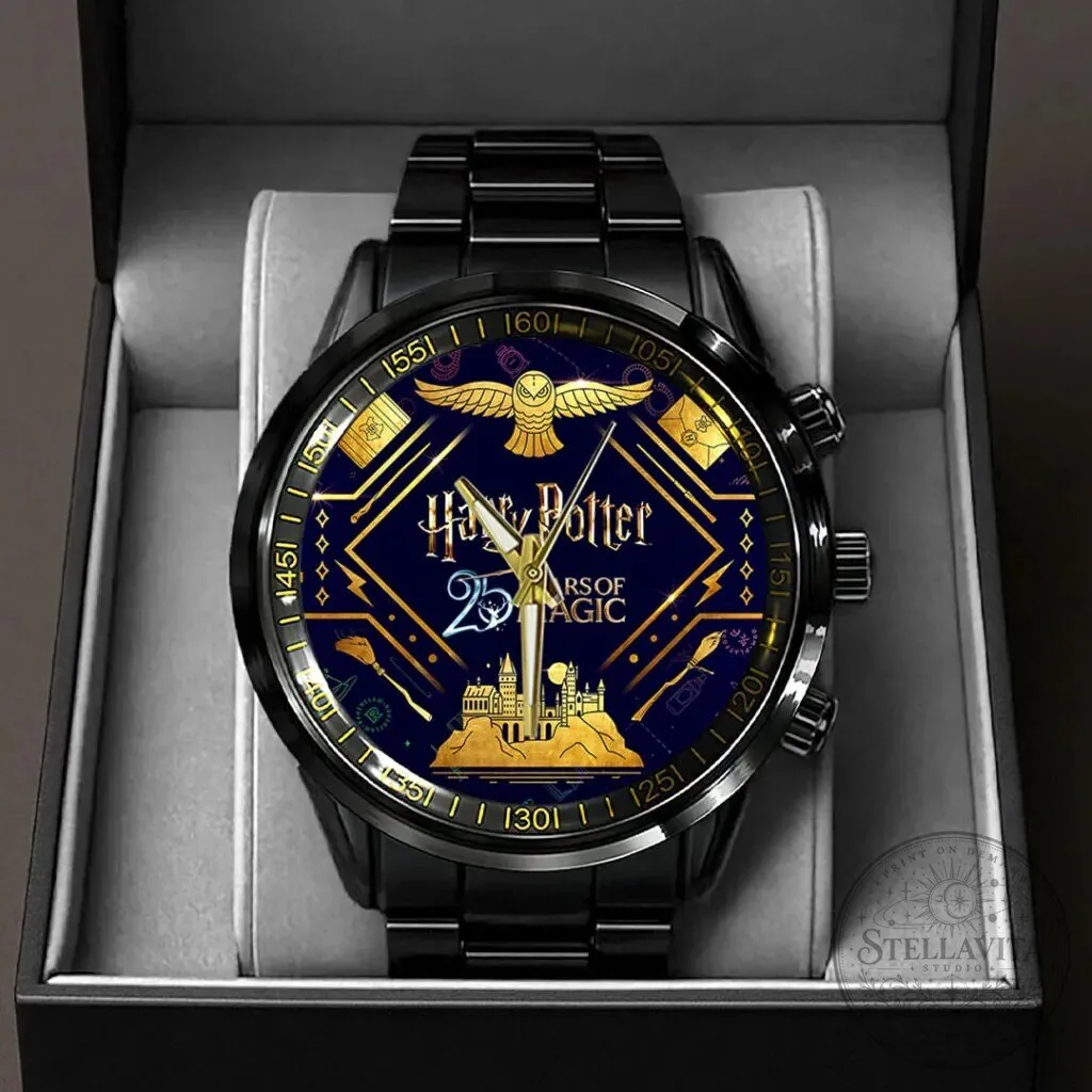 Stainless Steel Wrist Watch Celebrating 25 Years of Harry Potter Magic 1 Stainless Steel Wrist Watch Celebrating 25 Years of Harry Potter Magic