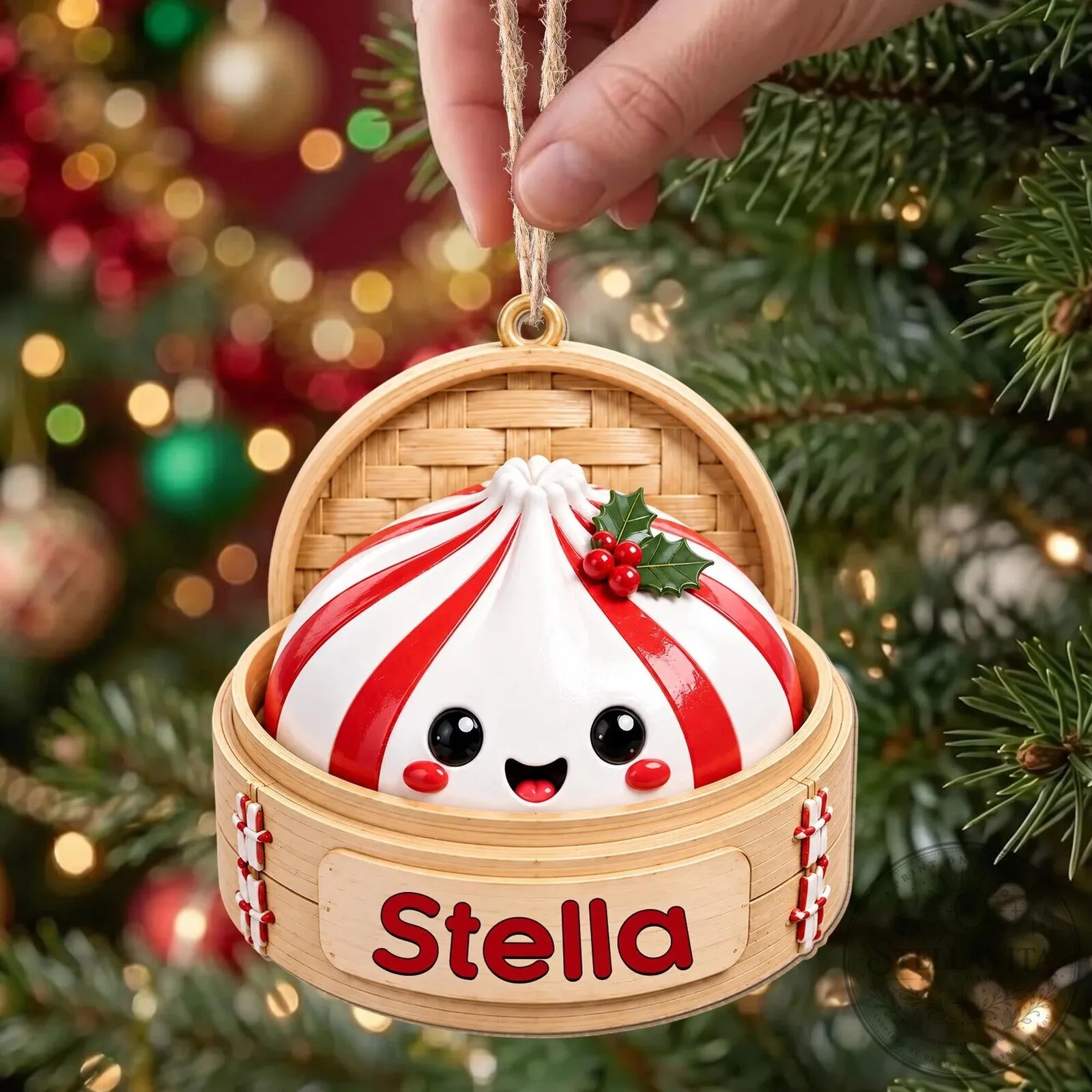 Cute Dumpling Christmas Ornament Personalized Holiday Decoration 17 Cute Dumpling Christmas Ornament Personalized Holiday Decoration