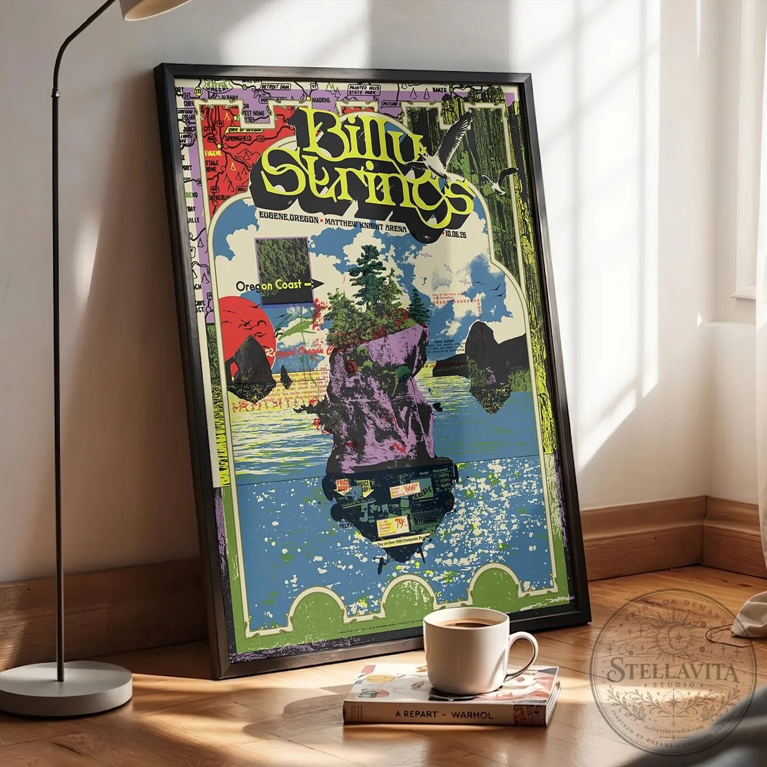 Billy Strings Eugene Oregon Matthew Knight Arena 2026 Concert Tour Poster 7 Billy Strings Eugene Oregon Matthew Knight Arena 2026 Concert Tour Poster