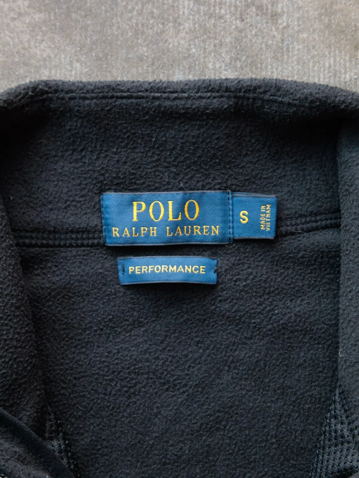 Polo Ralph Lauren Black Fleece Vest with Embroidered Pony Logo 9 Polo Ralph Lauren Black Fleece Vest with Embroidered Pony Logo