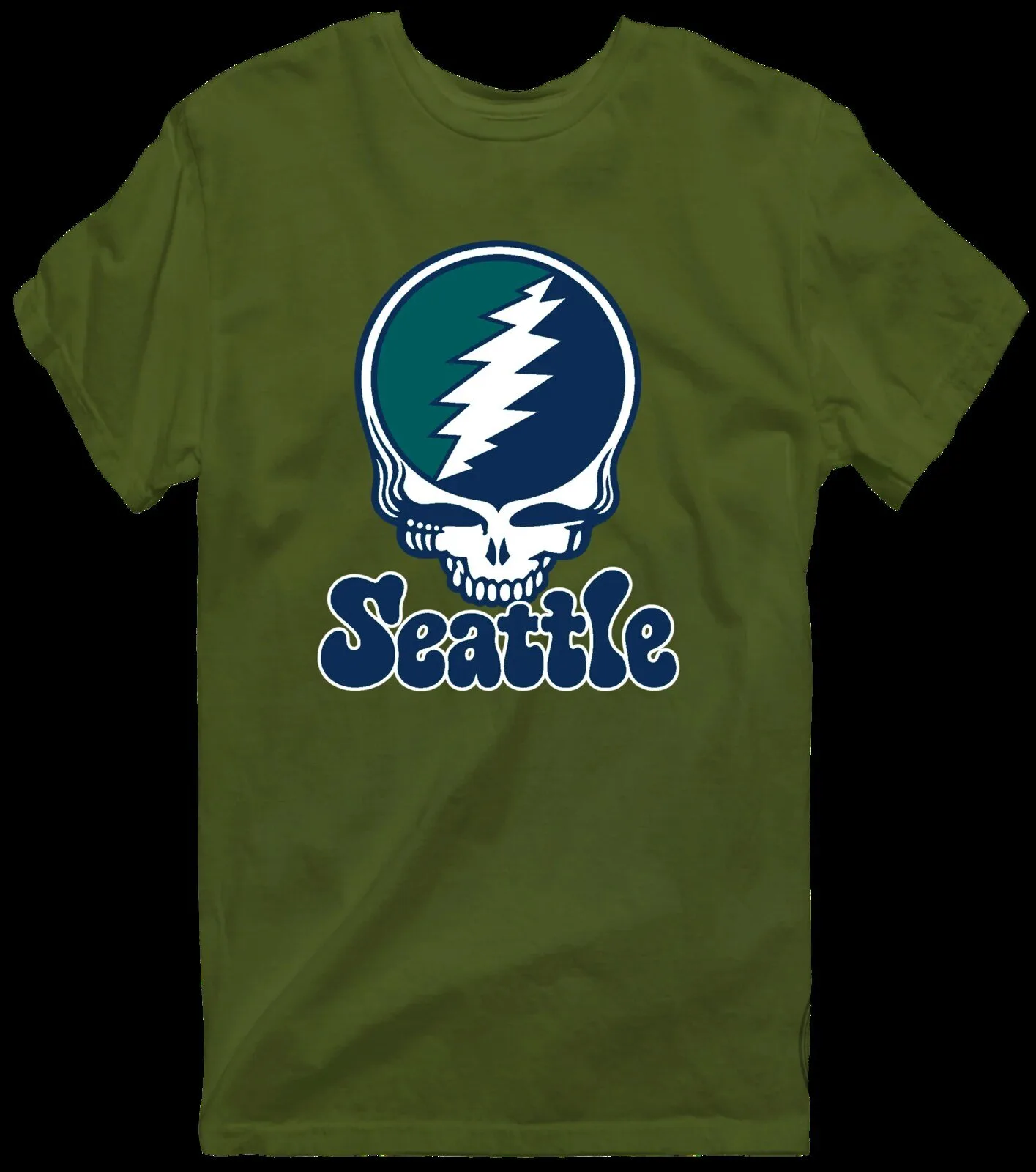 Seattle Grateful Dead Steal Your Face Skull T-Shirt 22 Seattle Grateful Dead Steal Your Face Skull T-Shirt