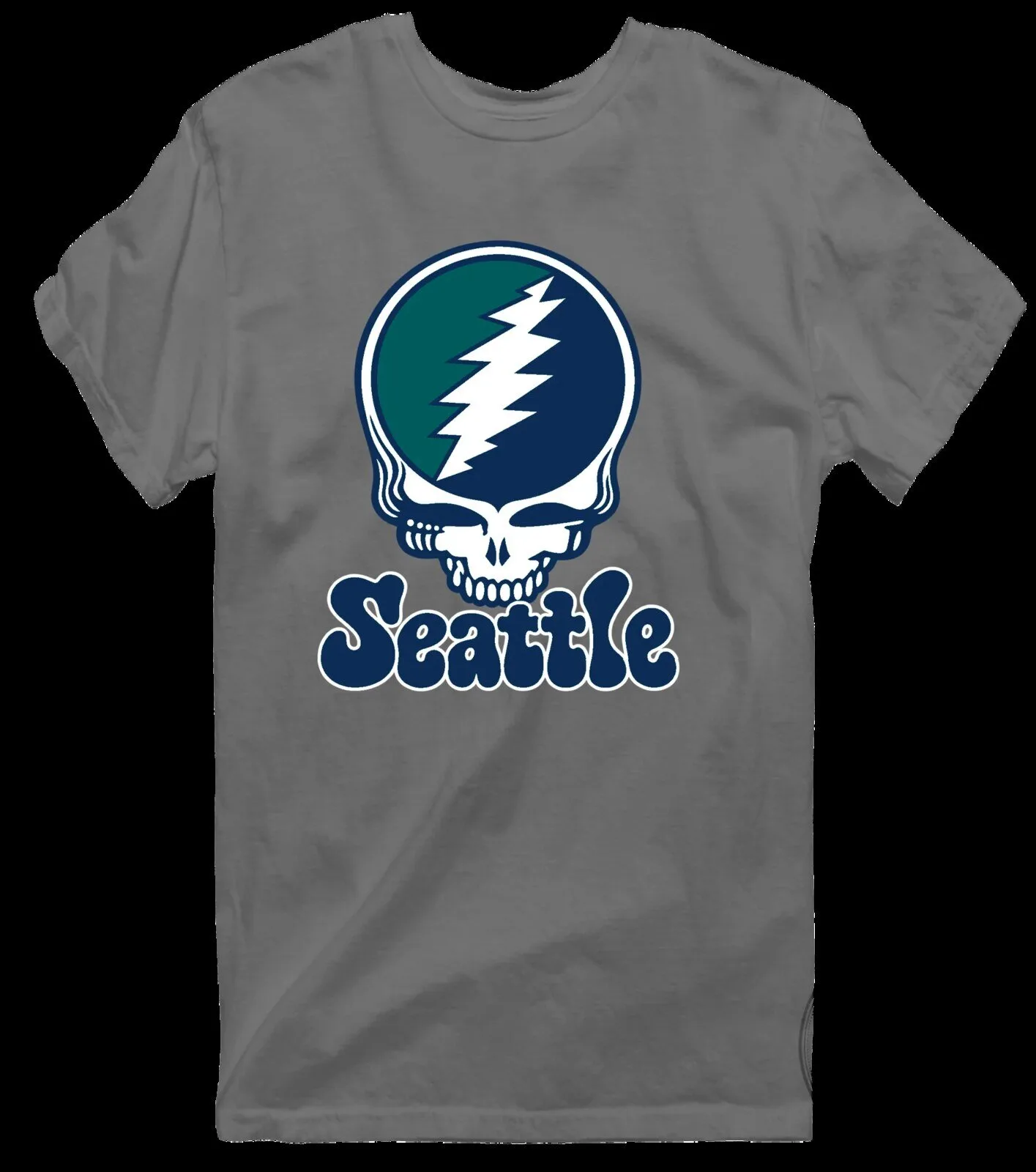 Seattle Grateful Dead Steal Your Face Skull T-Shirt 23 Seattle Grateful Dead Steal Your Face Skull T-Shirt