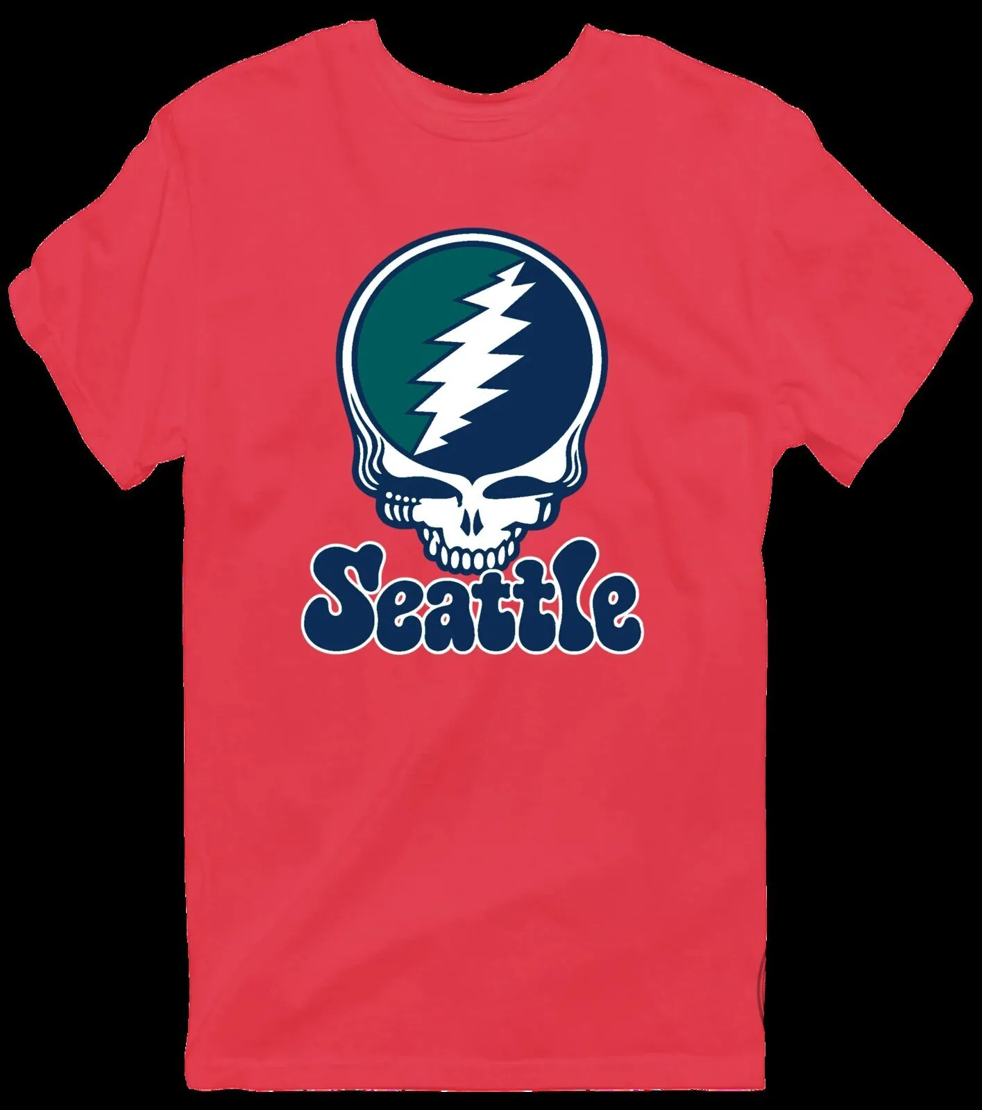 Seattle Grateful Dead Steal Your Face Skull T-Shirt 26 Seattle Grateful Dead Steal Your Face Skull T-Shirt