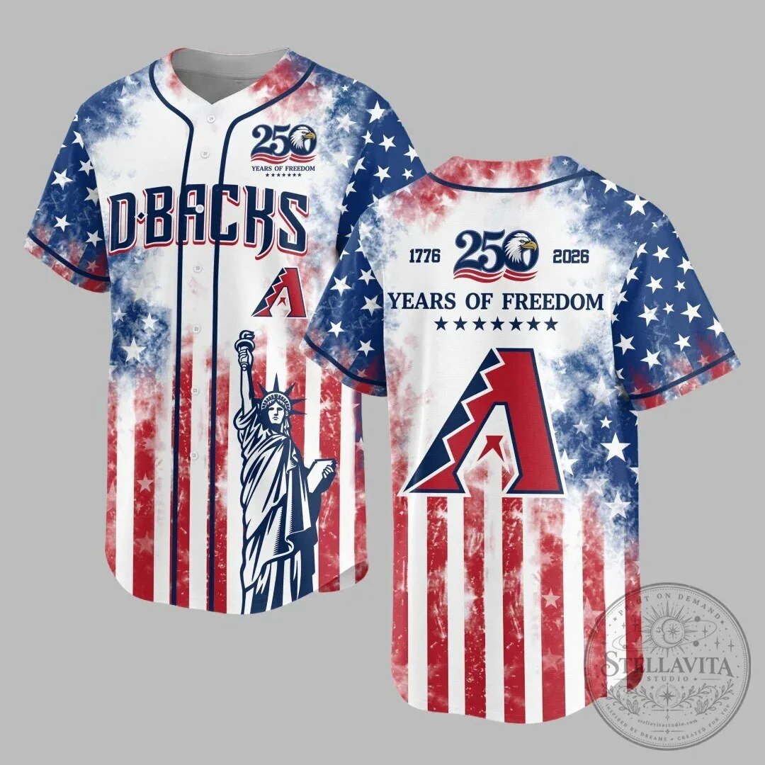 Arizona Diamondbacks American Flag Statue of Liberty Baseball Jersey