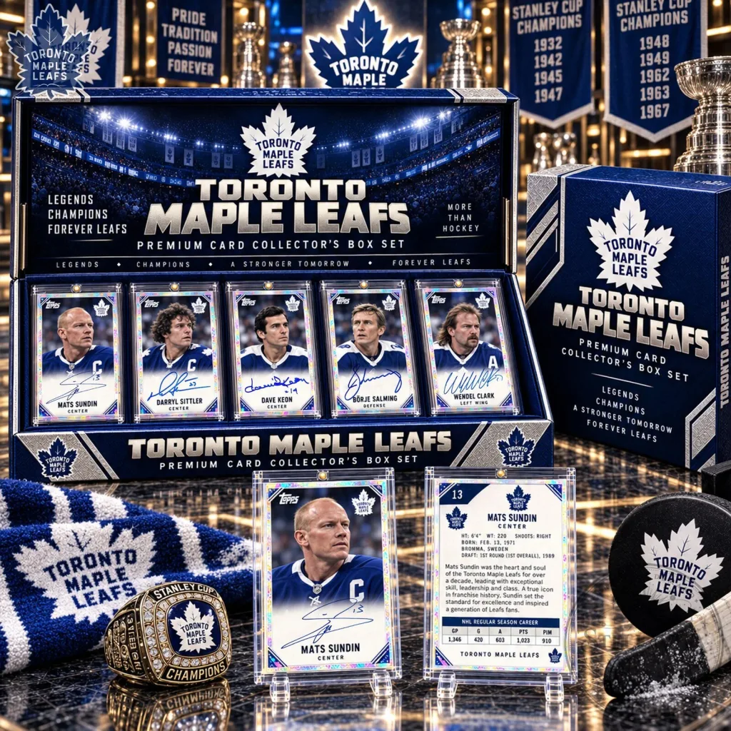 Toronto Maple Leafs Hockey Trading Card Collector's Box Set Toronto Maple Leafs Hockey Trading Card Collector's Box Set