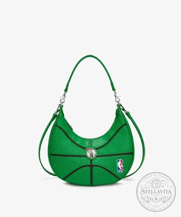 Boston Celtics NBA Basketball Green Hobo Shoulder Bag
