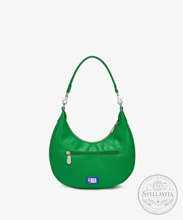 Boston Celtics NBA Basketball Green Hobo Shoulder Bag 16 Boston Celtics NBA Basketball Green Hobo Shoulder Bag