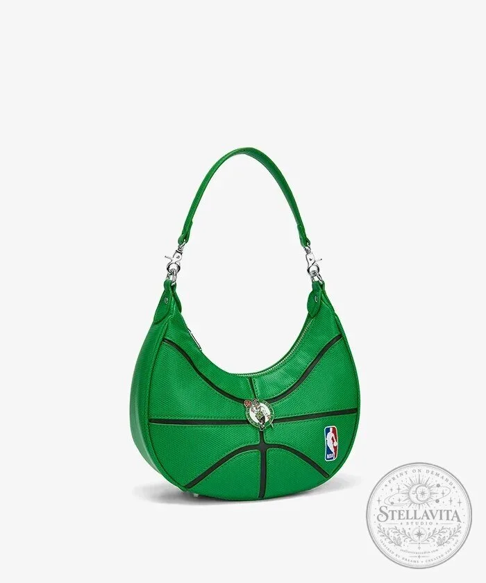 Boston Celtics NBA Basketball Green Hobo Shoulder Bag 18 Boston Celtics NBA Basketball Green Hobo Shoulder Bag