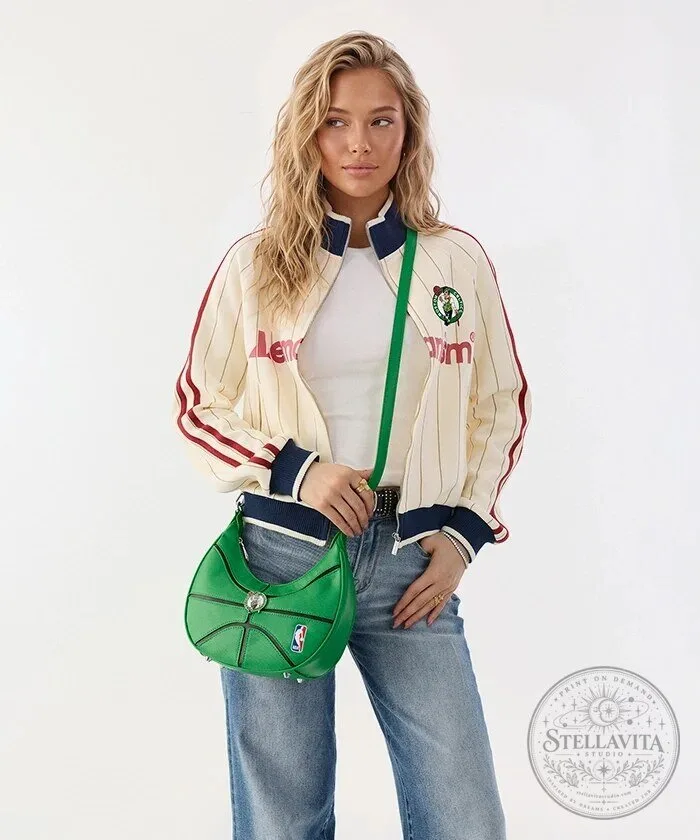 Boston Celtics NBA Basketball Green Hobo Shoulder Bag 20 Boston Celtics NBA Basketball Green Hobo Shoulder Bag