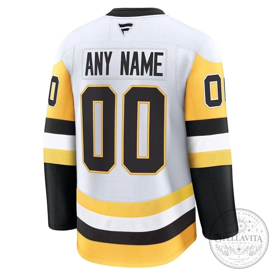 Pittsburgh Penguins Away Premium Custom National Hockey League Jersey 7 Pittsburgh Penguins Away Premium Custom National Hockey League Jersey