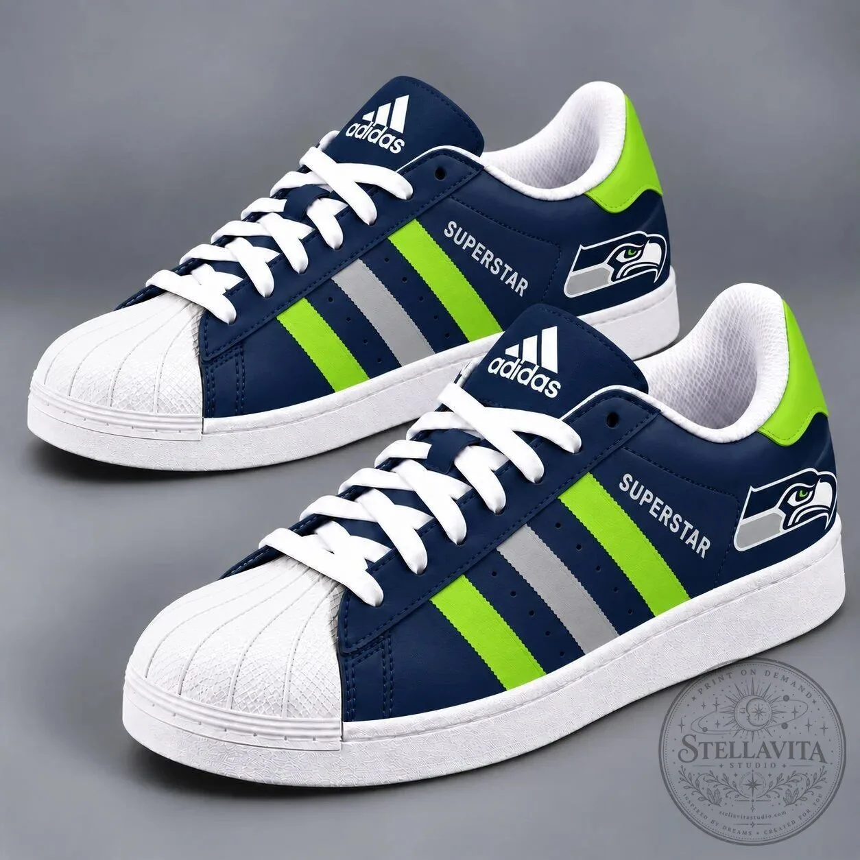 Seattle Seahawks National Football League Superstar Shoes