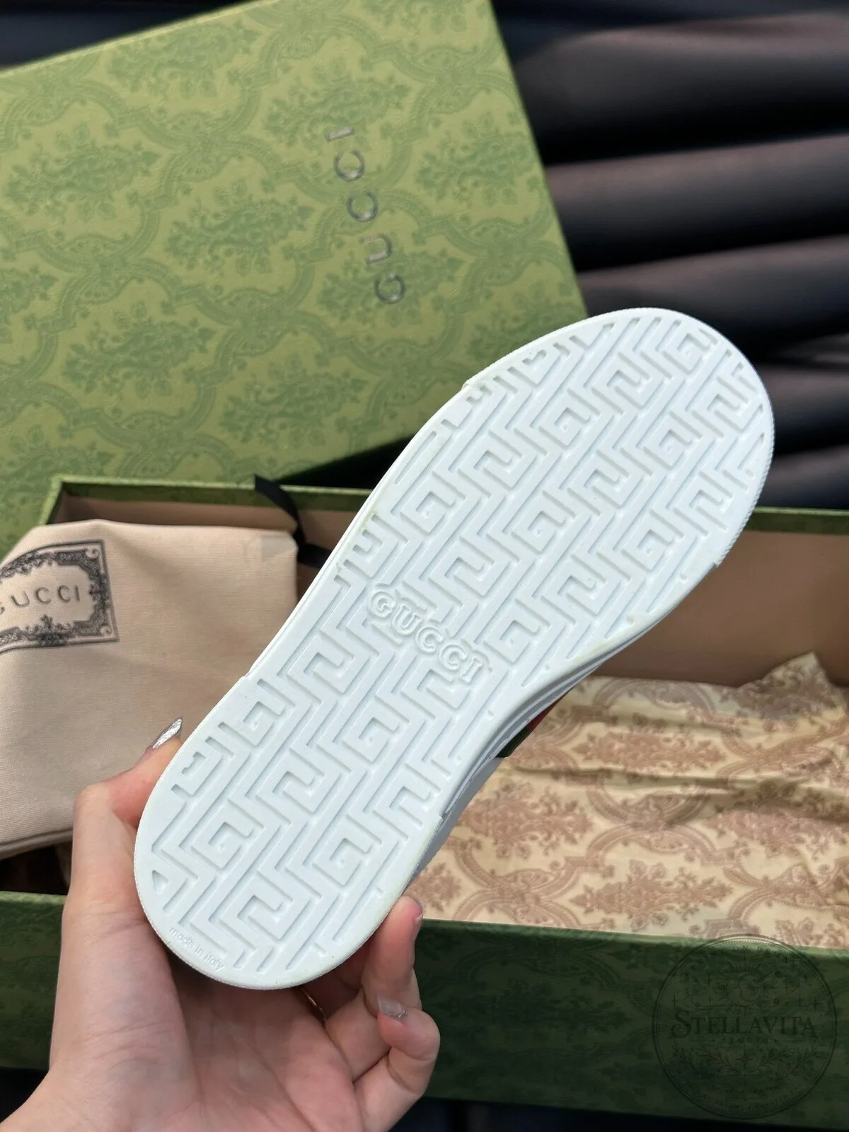 Gucci Doraemon Embroidered White Leather Sneakers 13 Gucci Doraemon Embroidered White Leather Sneakers