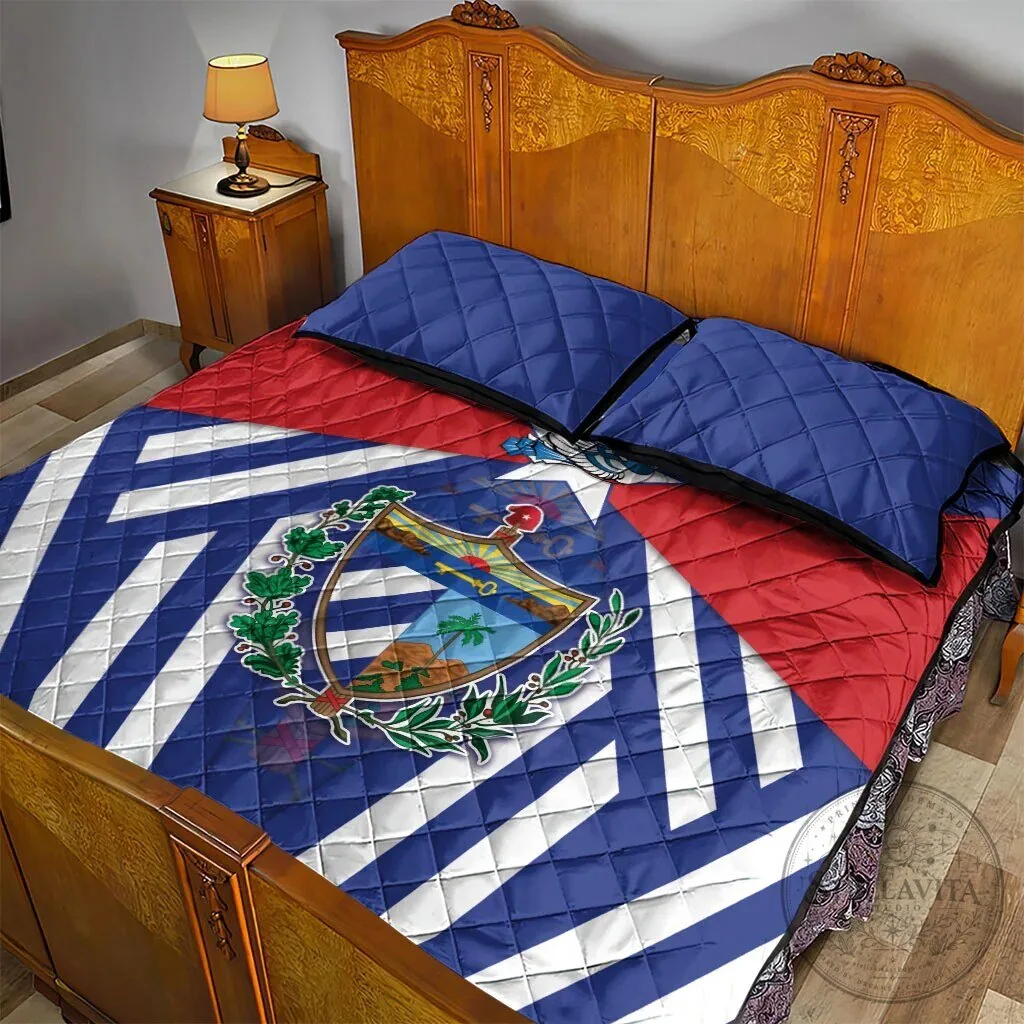 Viva Cuba Libre Cuban Flag Quilt Bedding Set With Coat Of Arms 12 Viva Cuba Libre Cuban Flag Quilt Bedding Set With Coat Of Arms