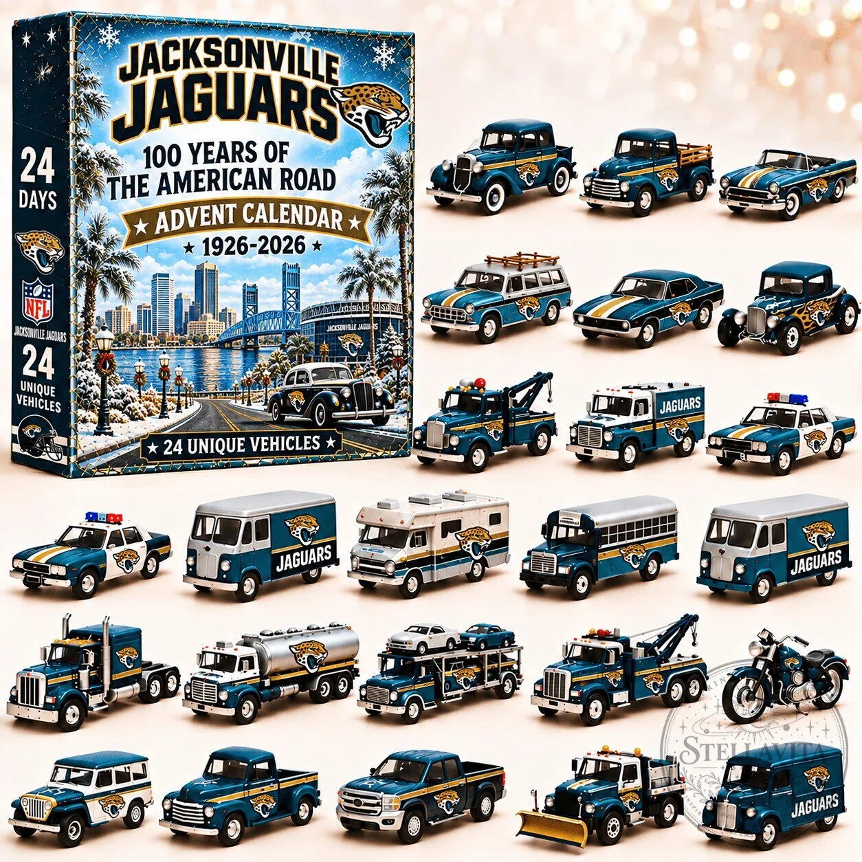 Jacksonville Jaguars 100 Years of the American Road Advent Calendar
