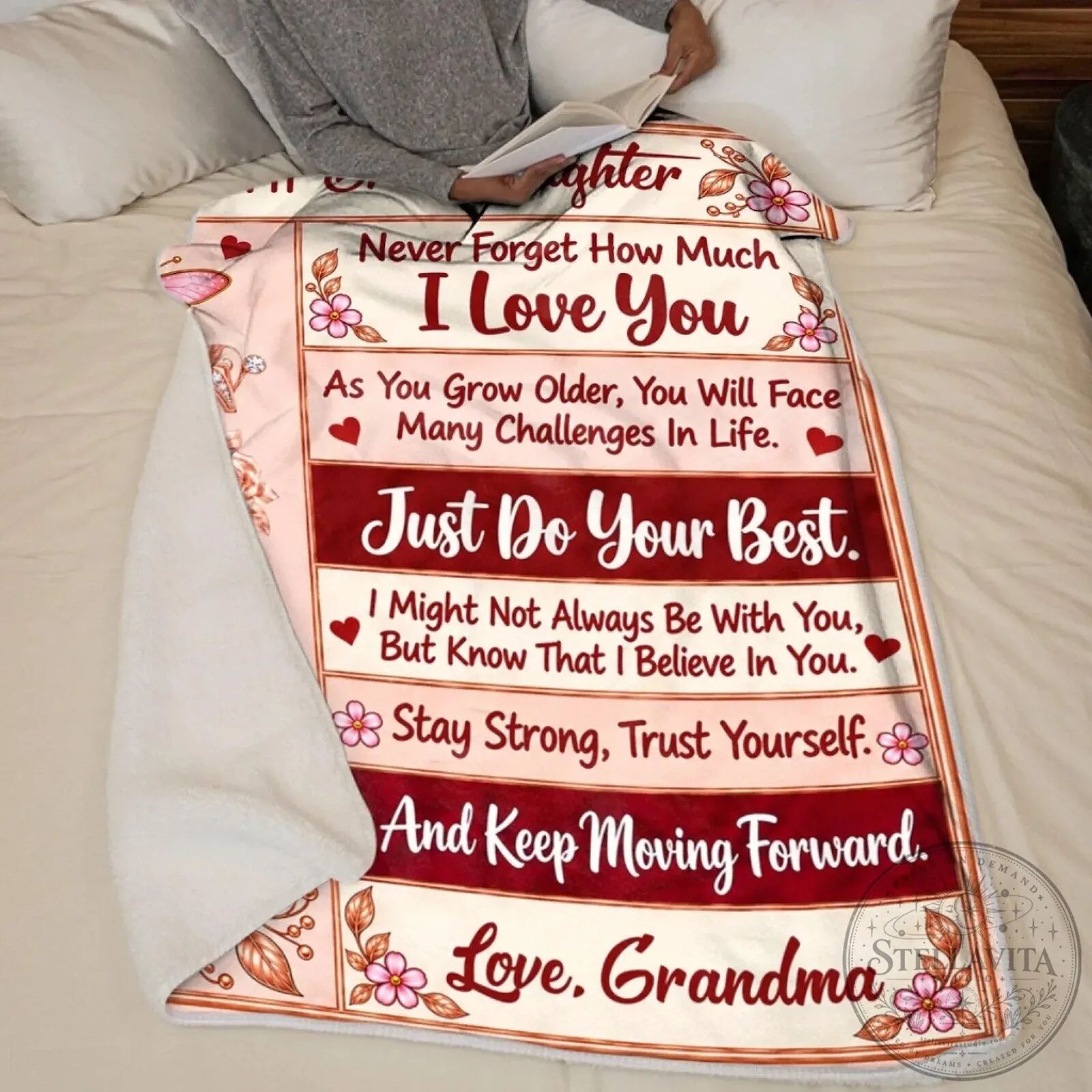 Personalized To My Granddaughter Just Do Your Best Love Grandma Blanket 11 Personalized To My Granddaughter Just Do Your Best Love Grandma Blanket